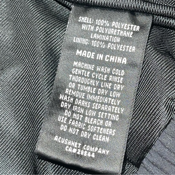 FOOTJOY DRYJOYS Mens Black Short Sleeve Button up Zip up Hidden Pocket Size Med - Picture 14 of 16